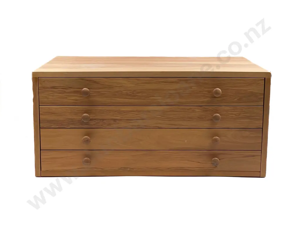 Hand Made Rimu Four Drawer Meccano Chest Image 1++