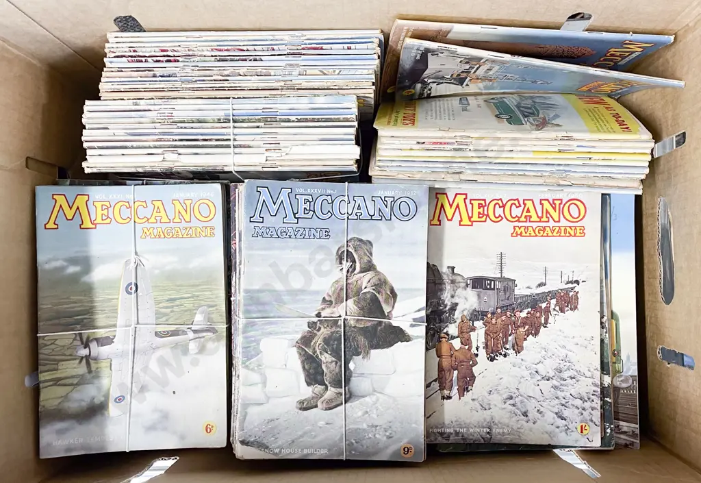 Qty Meccano Magazines Image 1++