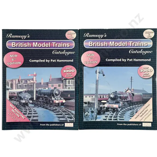 Ramsay's British Model Trains Catalogue Vol 1 A-G and Vol 2 H - Z