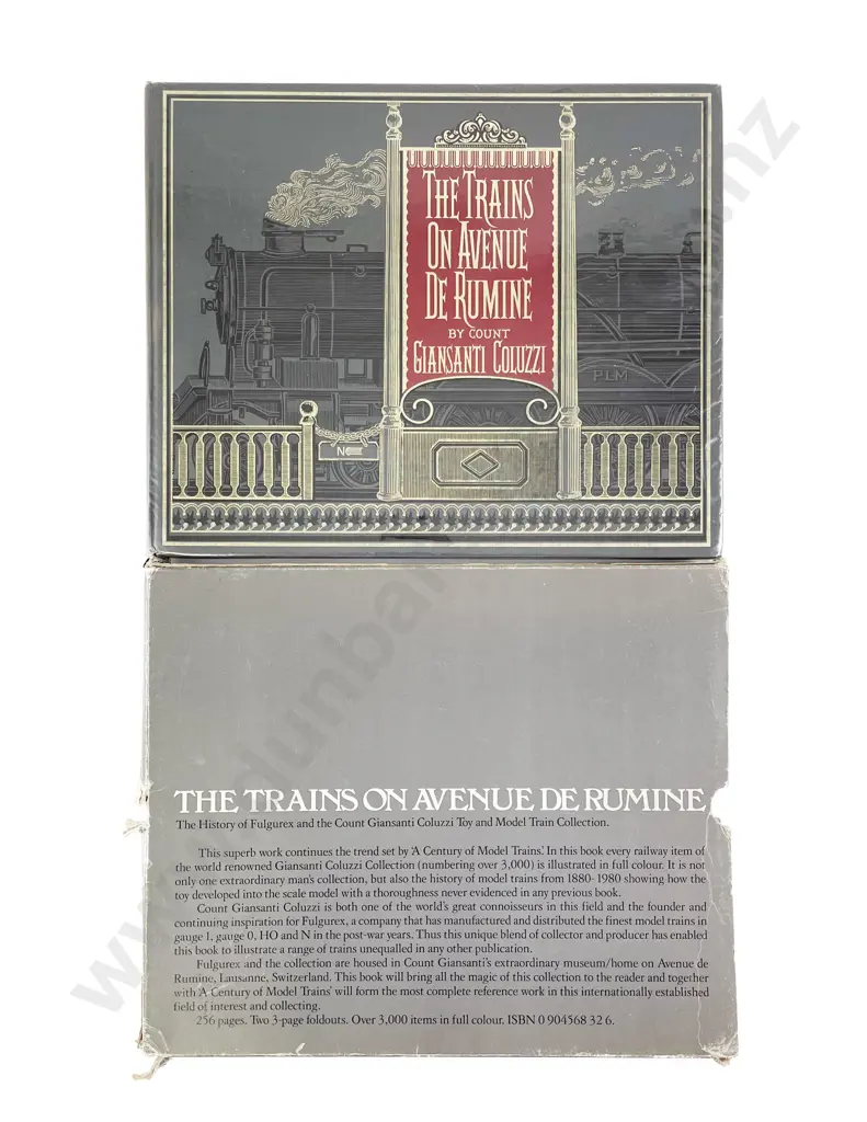The Trains On Avenue De Rumine by Count Giansanti Coluzzi 1982 Image 1++