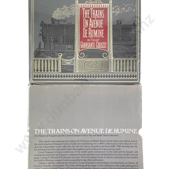 The Trains On Avenue De Rumine by Count Giansanti Coluzzi 1982