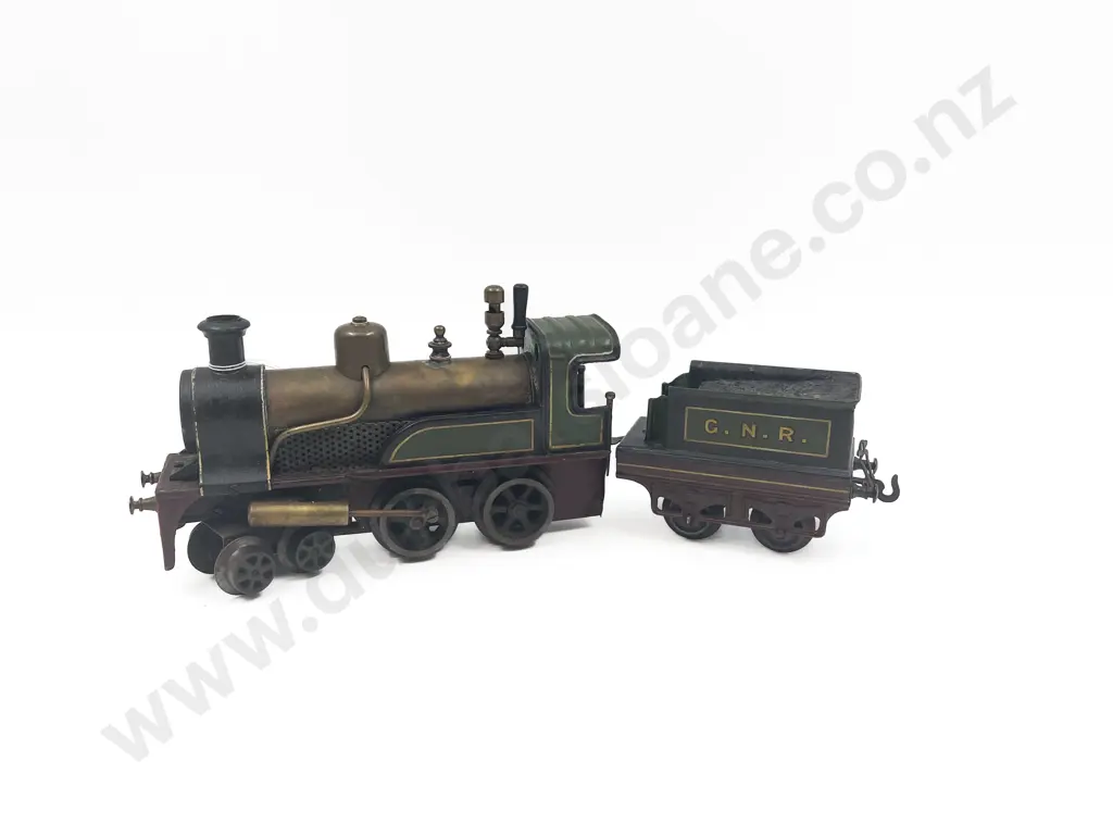 Early C20th Gebrüder Bing Steam Locomotive and Tender Image 1++