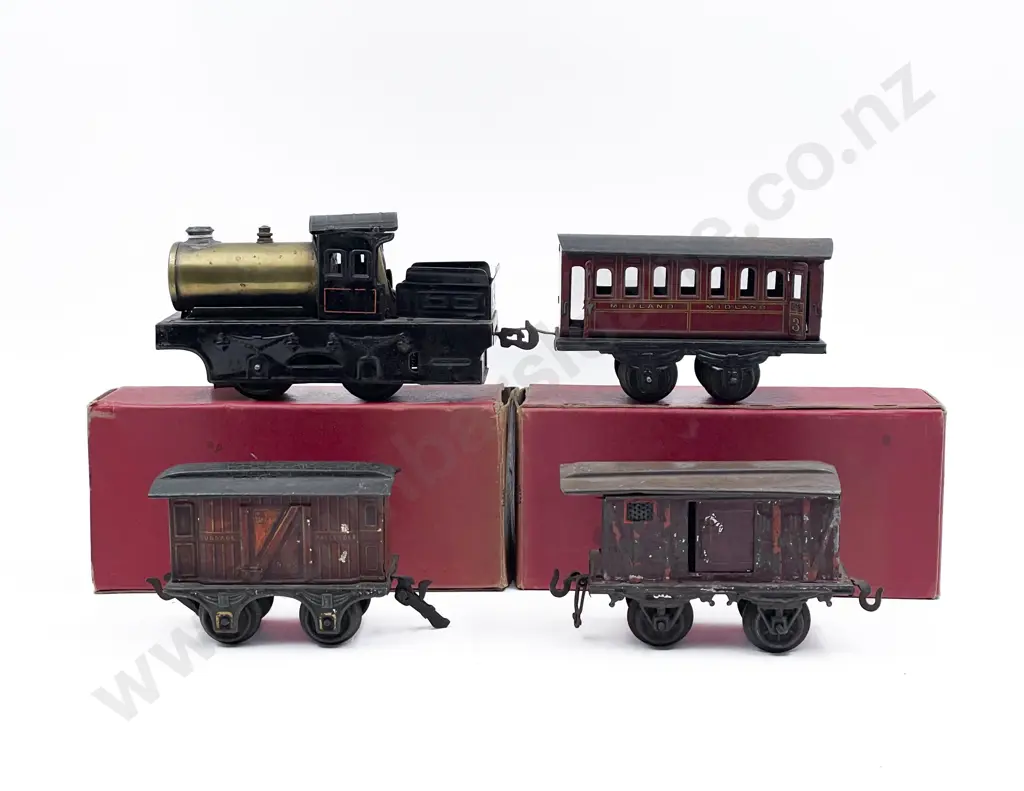 Early C20th O Gauge Steam Locomotive Image 1++