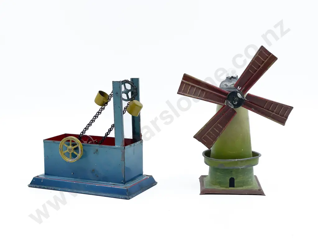 Two Early C20th German Stationary Steam Engine Tinplate Tools Image 1++