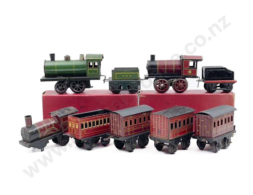 Georges Carette Early C20th O Gauge Clockwork Locomotive and Tender Image 1++