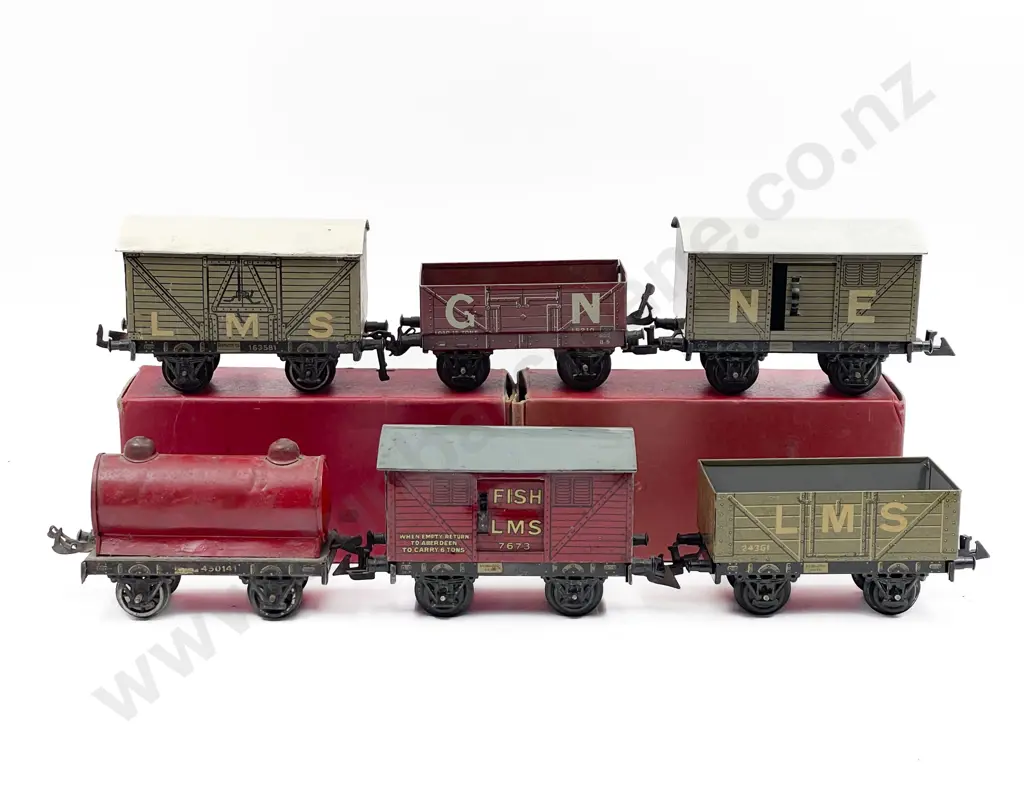 Bing O Gauge Six Rolling Stock Wagons Image 1++