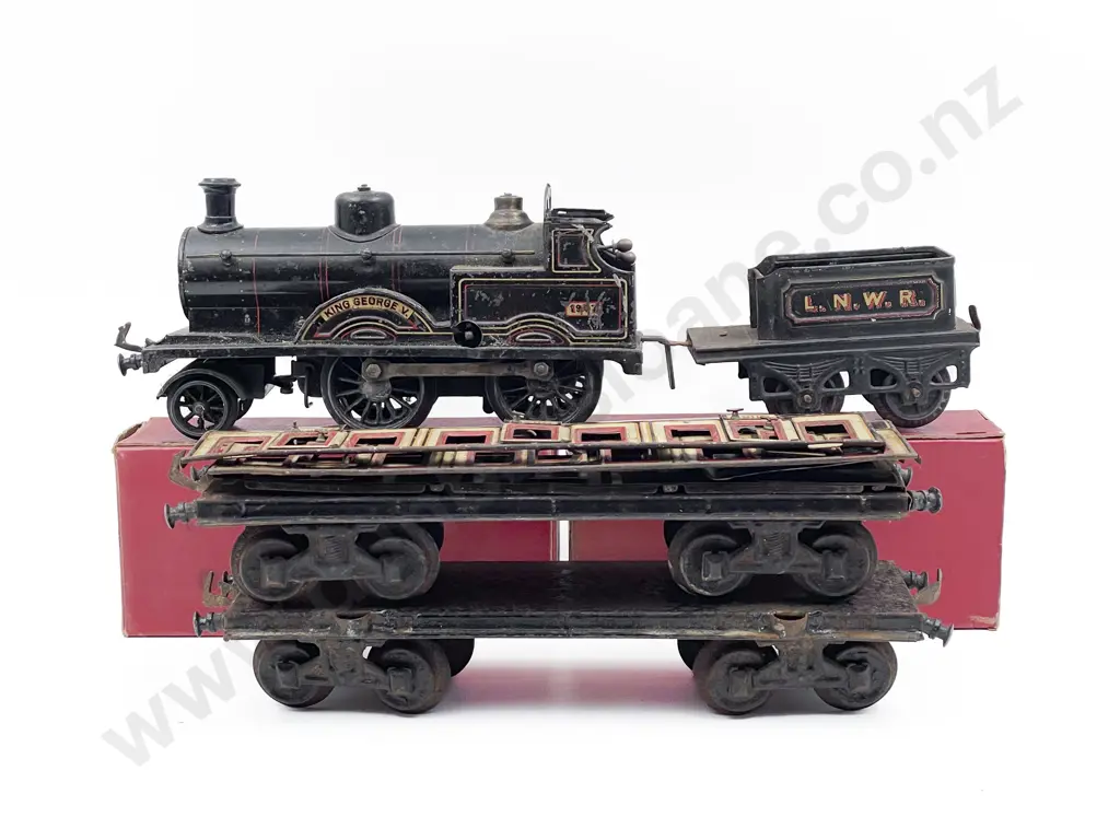 Bing Gauge 1 Clockwork King George V 1902 LNWR Locomotive and Tender Image 1++
