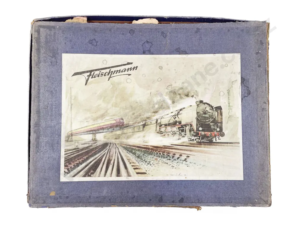 Part Boxed Fleischmann O Gauge Clockwork 0-4-0 Tank Train Set Image 1++