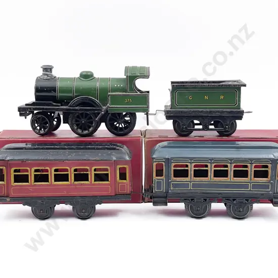 Karl Bub Nuremberg (KBN) O Gauge Clockwork Locomotive and Tender