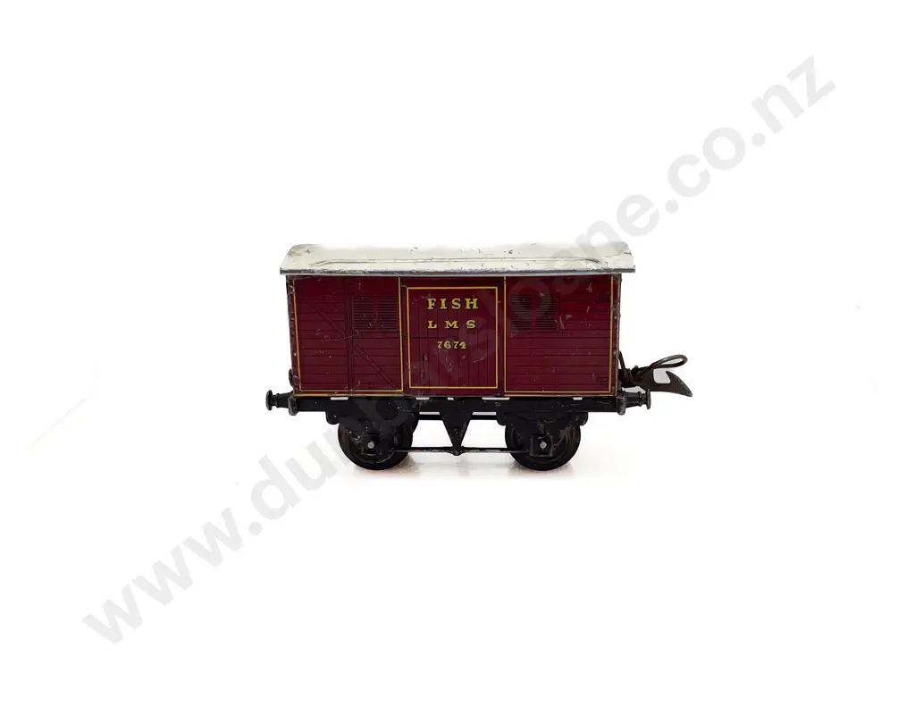 Hornby O Gauge Fish Van LMS 7674 Image 1++