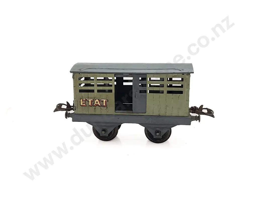 Hornby O Gauge French Type No1 Cattle Truck ETAT Image 1++