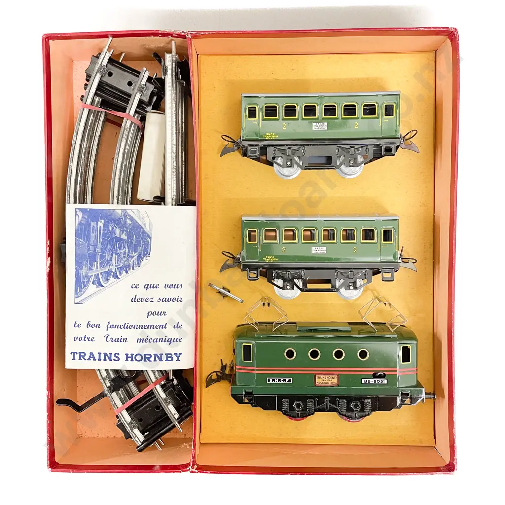 Boxed Hornby O Gauge Clockwork Made in France M5 Image 1++