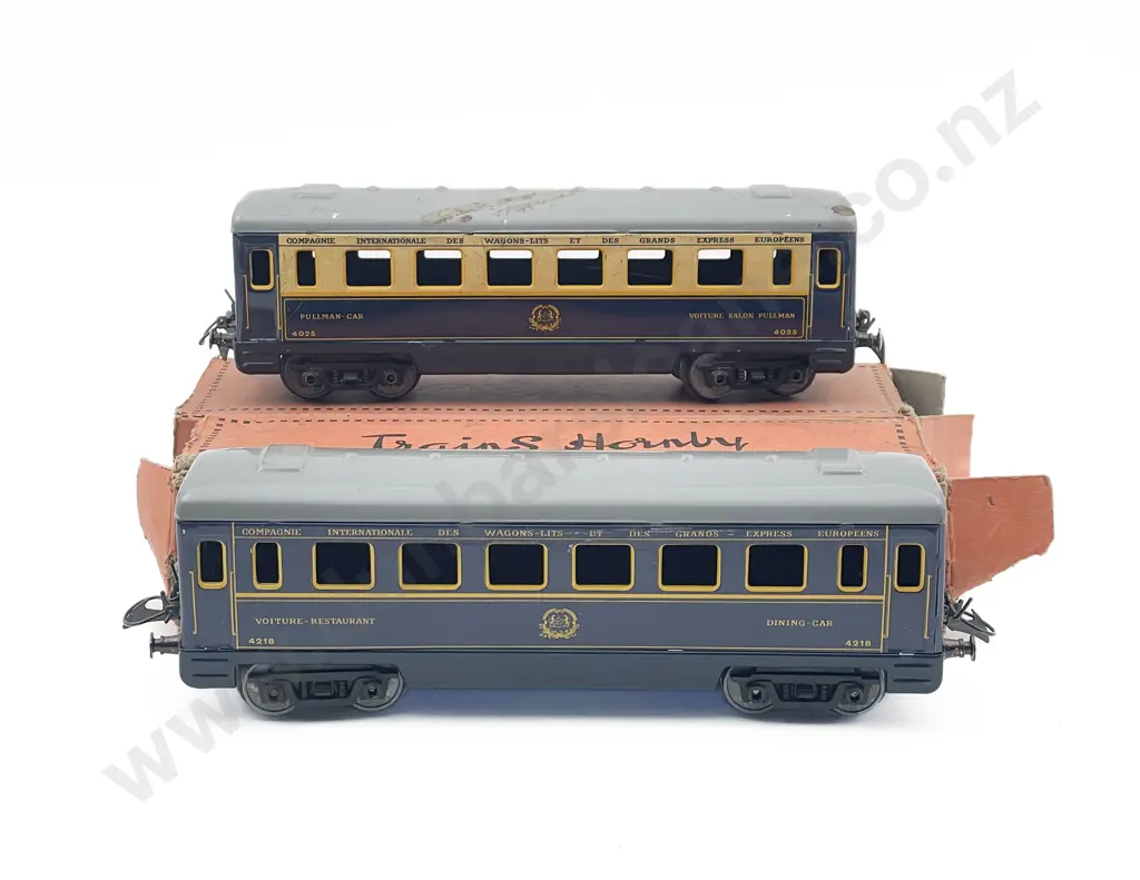 Hornby O Gauge French Part Boxed Voiture Restaurant Vo OR and Pullman Image 1++