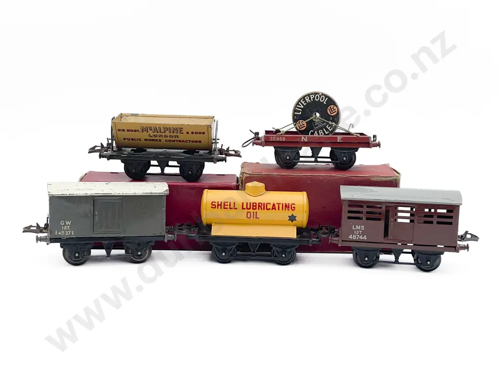 Five Hornby O Gauge Rolling Stock Image 1++