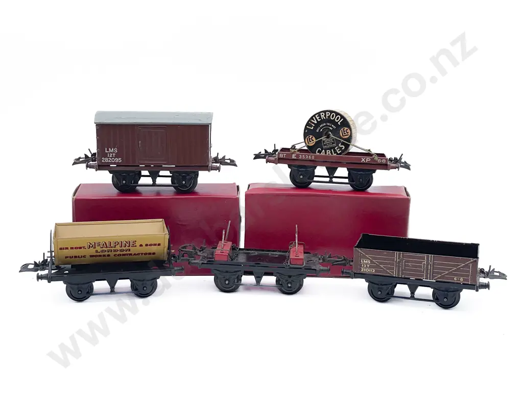 Five Hornby O Gauge Rolling Stock Image 1++