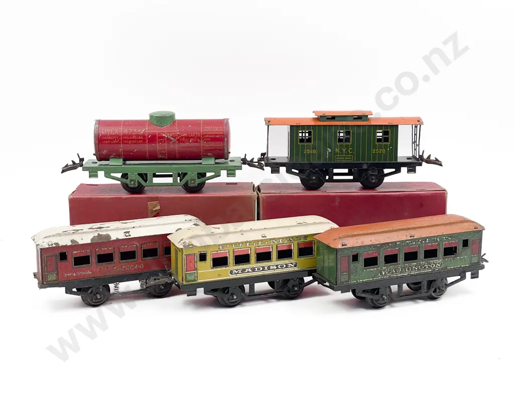Hornby O Gauge Five American Type Wagons Image 1++