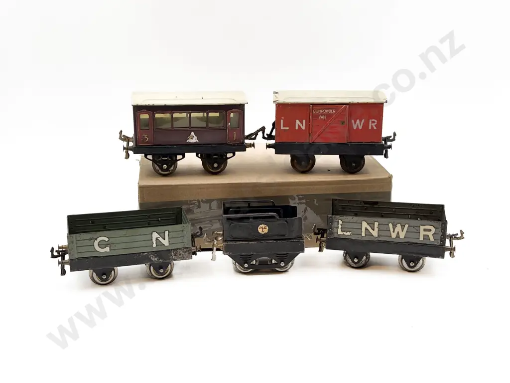 Hornby O Gauge Early 'M Ld L' Labeled Rolling Stock Wagons Image 1++