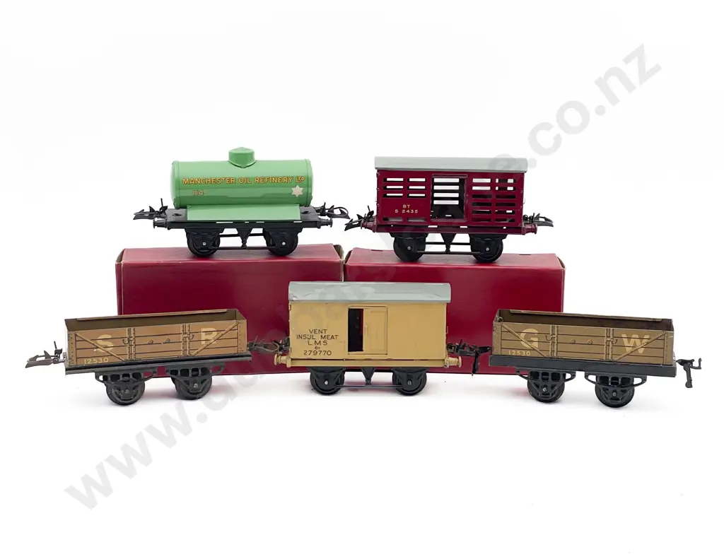 Five Hornby O Gauge Rolling Stock Image 1++