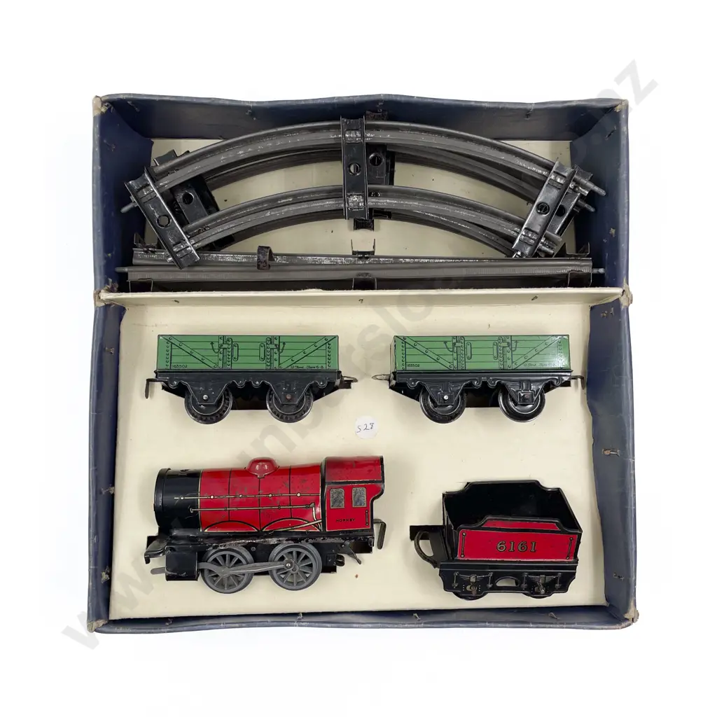 Hornby O Gauge Part Boxed Clockwork MO Goods Set Image 1++