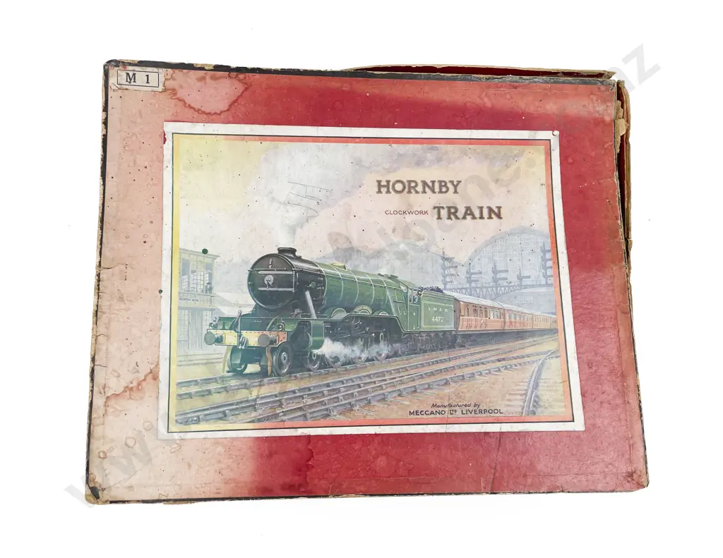 Hornby O Gauge Part Boxed Clockwork M1 Passenger Set Image 1++