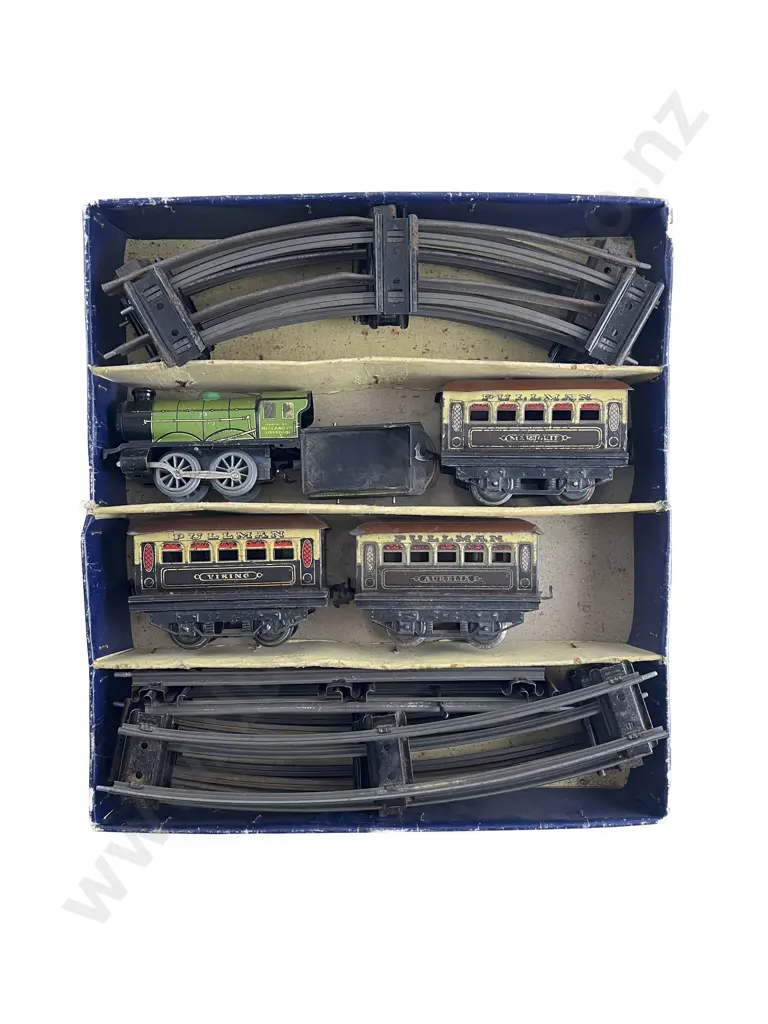 Hornby O Gauge Boxed Clockwork M1 Passenger Set Image 1++