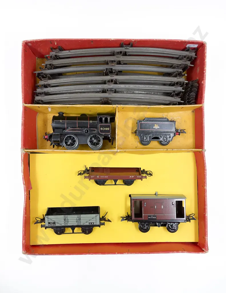 Hornby O Gauge Boxed Clockwork Goods Set No 50 Image 1++
