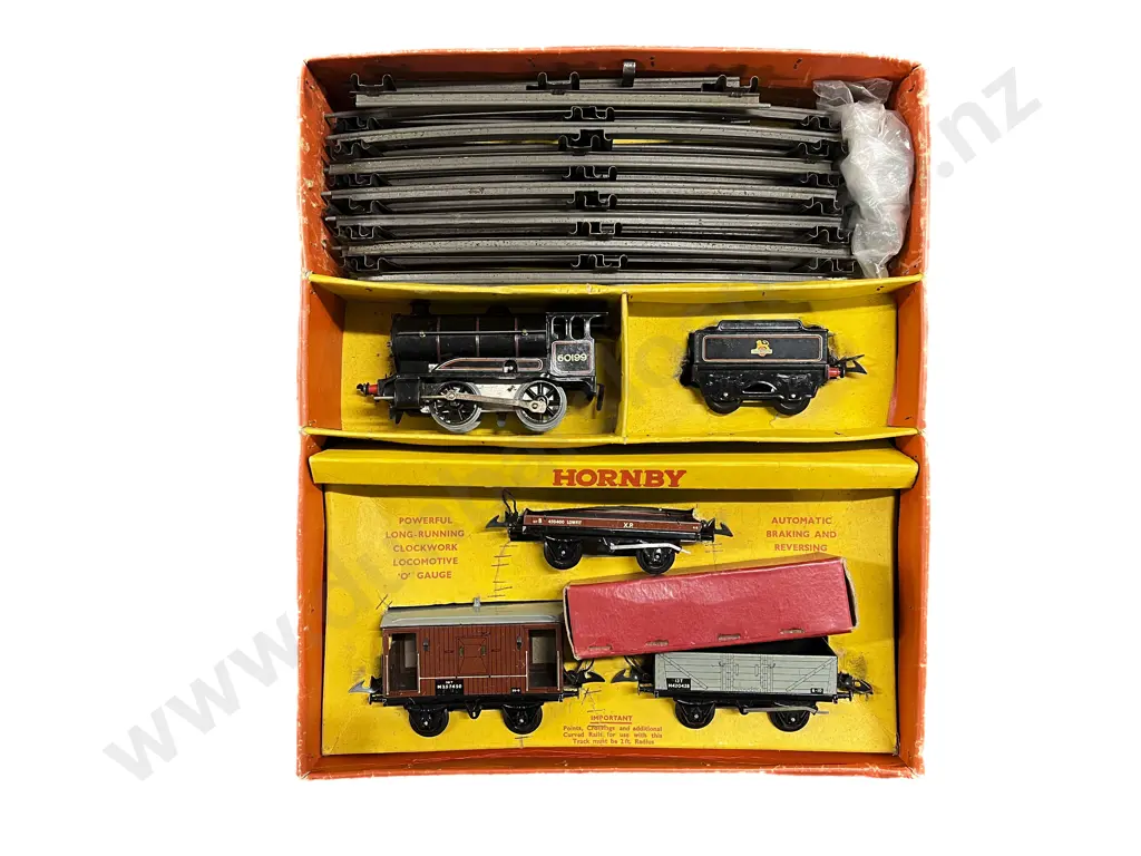 Hornby O Gauge Boxed Clockwork Goods Set No 50 Image 1++