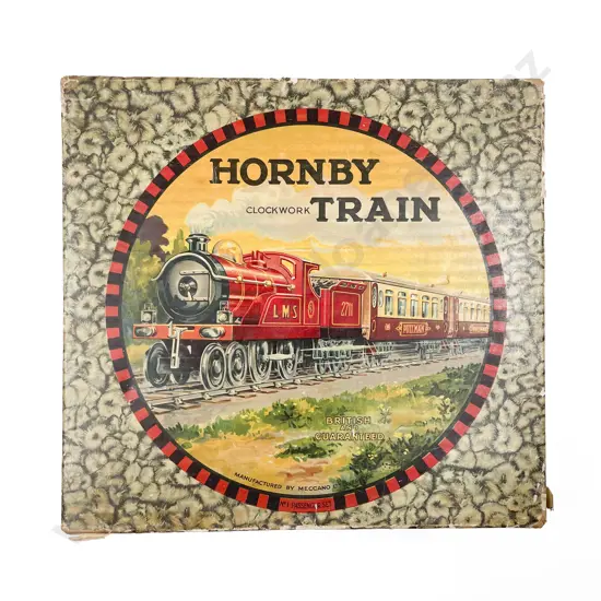 Hornby O Gauge Part Boxed Clockwork Passenger Set