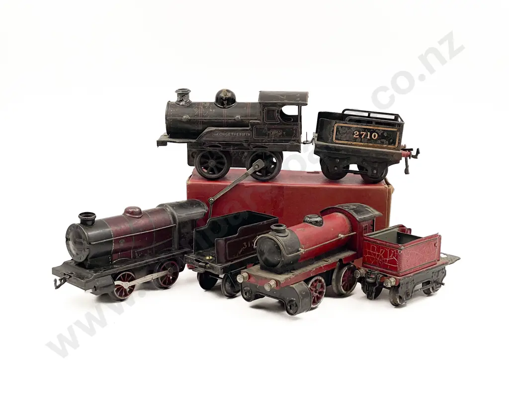 Hornby O Gauge Clockwork Three Locomotives and Tenders Image 1++