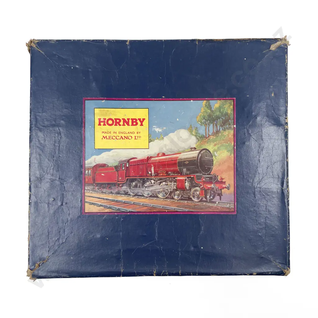 Hornby O Gauge Clockwork Boxed Locomotive & Tender and Two Rolling Stock Image 1++