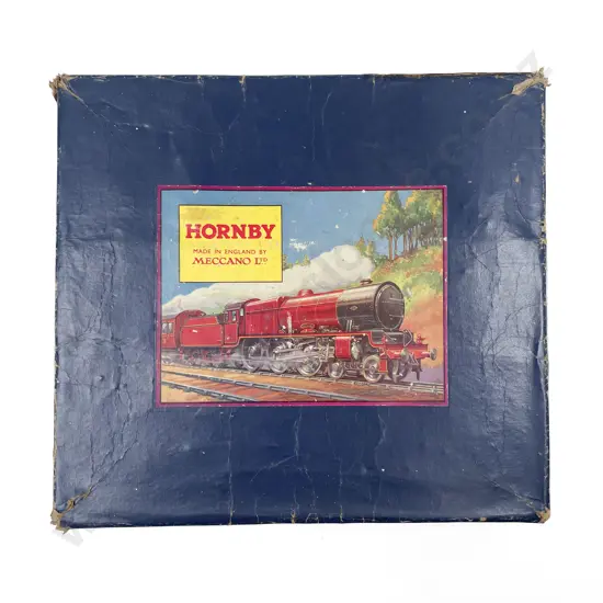 Hornby O Gauge Clockwork Boxed Locomotive & Tender and Two Rolling Stock