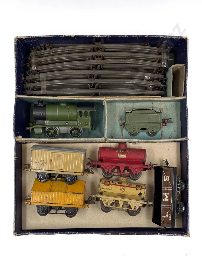 Hornby O Gauge Clockwork Boxed No601 Goods Set Image 1++