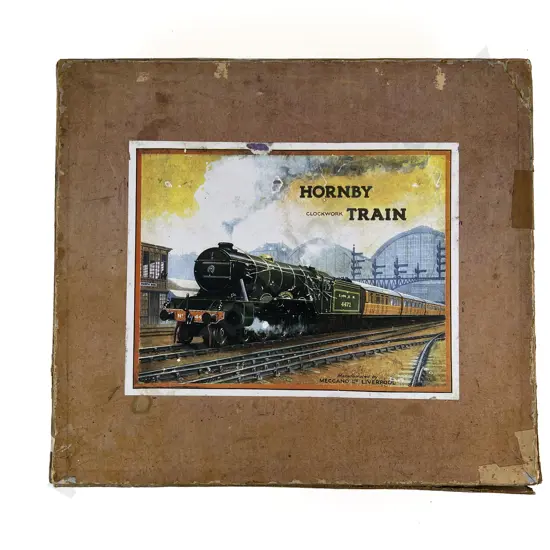 Hornby O Gauge Clockwork Part Boxed Clockwork M2 Passenger Set