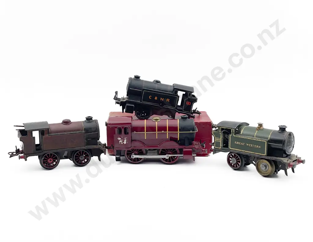 Hornby O Gauge Clockwork Four Various Locomotives Image 1++