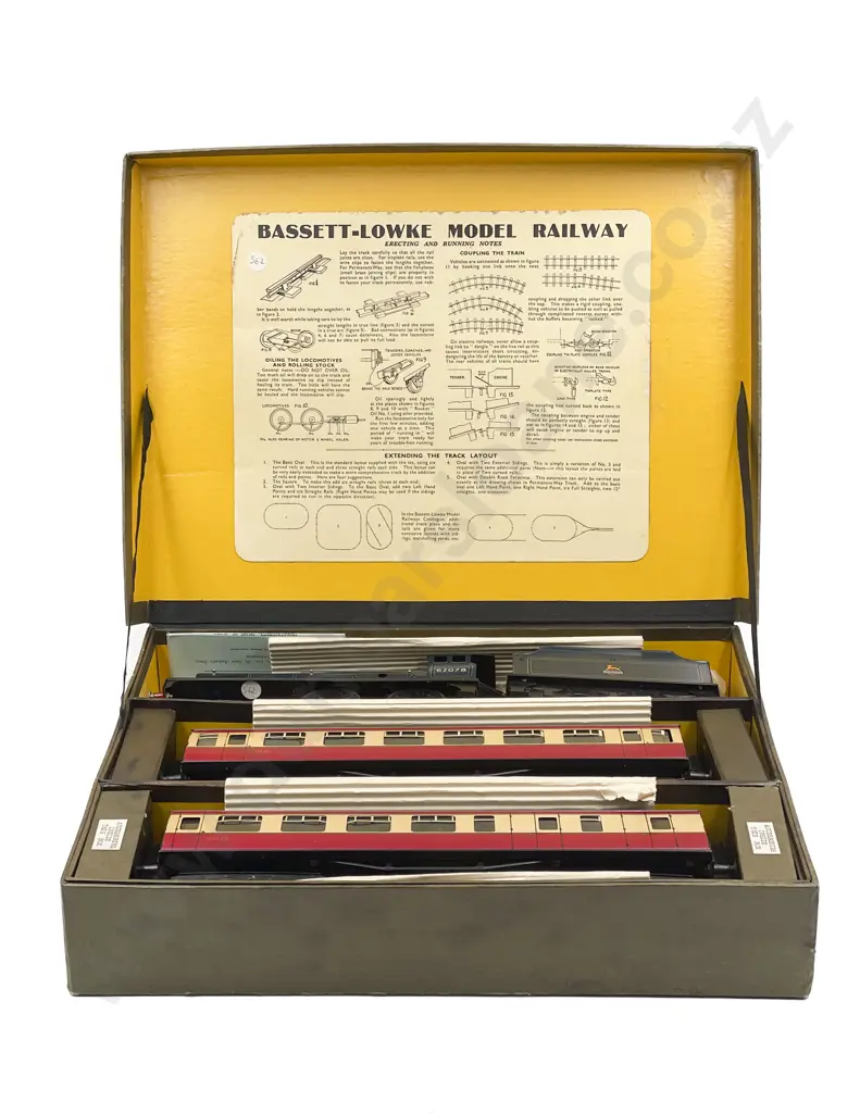 Bassett-Lowke O Gauge Boxed Electric 'Prince Charles' Passenger Train Set 754/6 Image 1++
