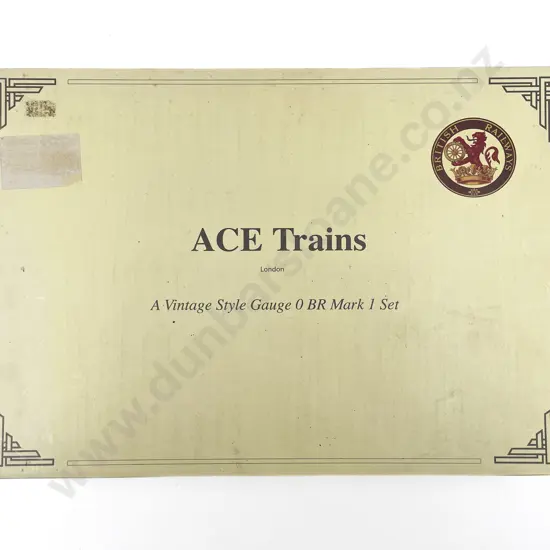 Boxed As New Ace Trains O Gauge Vintage Style BR Mark 1 Set