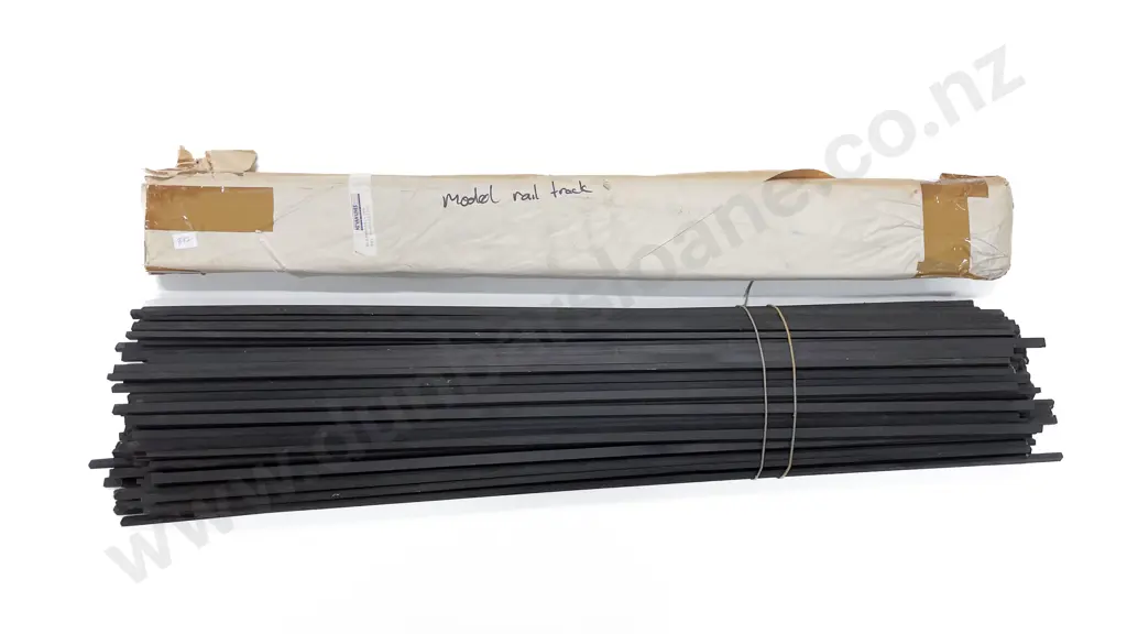Large Qty Wooden Railway Sleepers and Brass Track Lengths Image 1++
