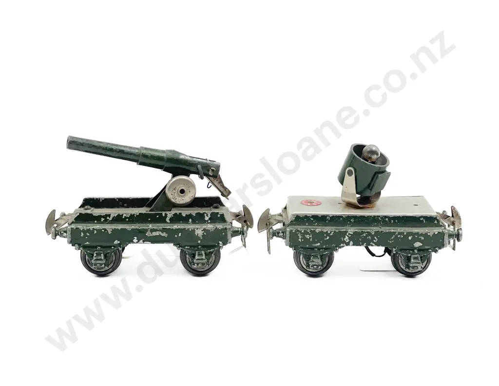 Astra Made in England O Gauge Two Military Rolling Stock Wagons Image 1++