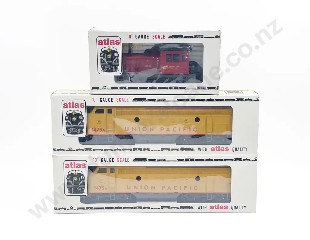 Atlas Made in Austria O Gauge Boxed Two F-9 Diesel Locomotives Image 1++