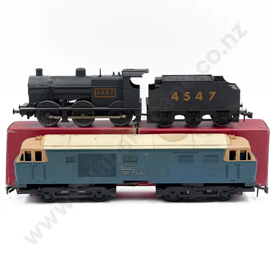 Lima O Gauge Electric Two Locomotive and Tenders