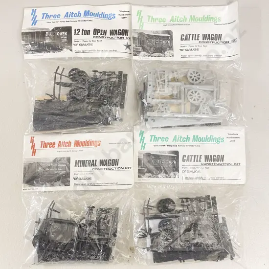 Ten Three Aitch Moulding O Gauge Wagon Construction Kits