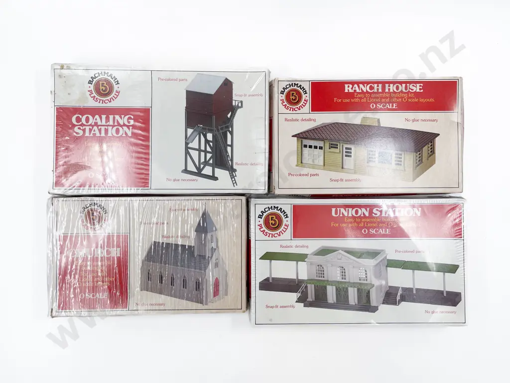 Bachmann O Gauge Plasticville Kit Set Models Image 1++
