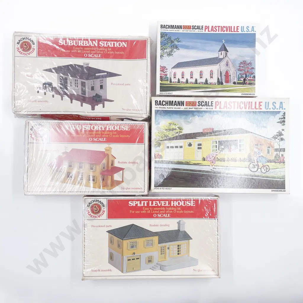 Bachmann O Gauge Plasticville Kit Set Models Image 1++