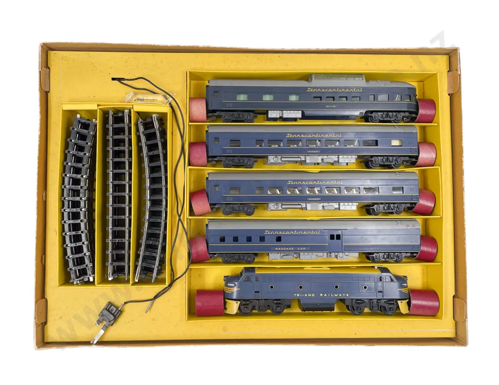 NZ Made Tri-ang Hornby Railways 00 Gauge NE5 Train Set Image 1++