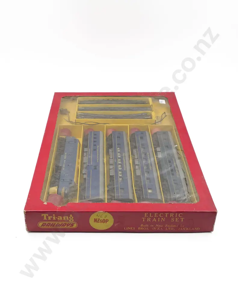 NZ Made Tri-ang Hornby Railways 00 Gauge NE5 Train Set Image 1++