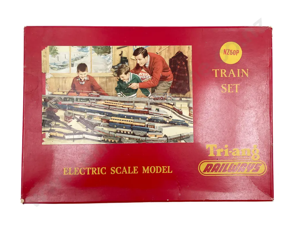 NZ Made Tri-ang Railways HO Gauge NZ50P Train Set Image 1++