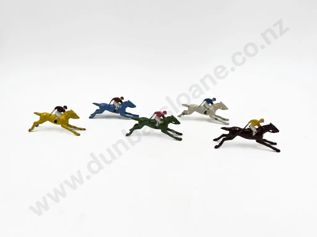 Original Plain Box of Five Escalado Lead Horse and Jockeys Image 1++