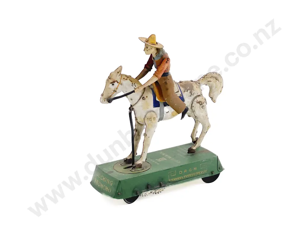 Lehmann 625 'Wild West Bucking Broncho' Clockwork Tinplate Toy Image 1++