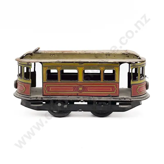 A.S.G.W Gunthermann Nuremberg Germany Printed Tinplate Tram Car