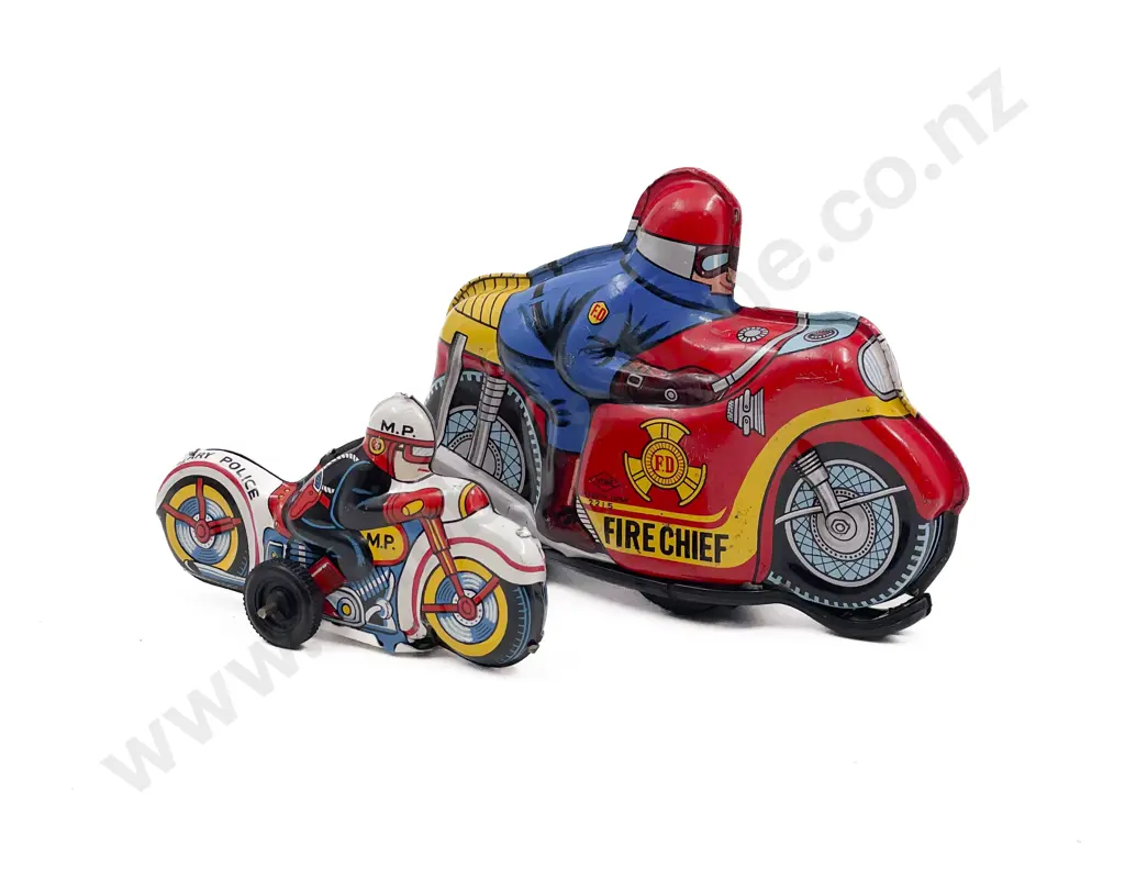 Made in Japan Yone Fire Chief and Nakamura Military Police Motorcycles Image 1++